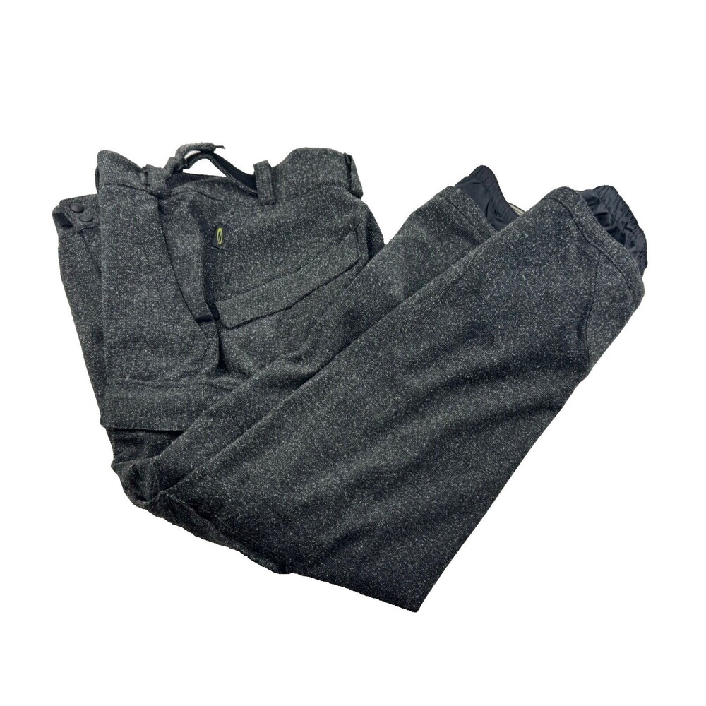 OBERMEYER Mens Medium Gray Outdoor Ski Snowboarding Winter Cargo Revert Pants